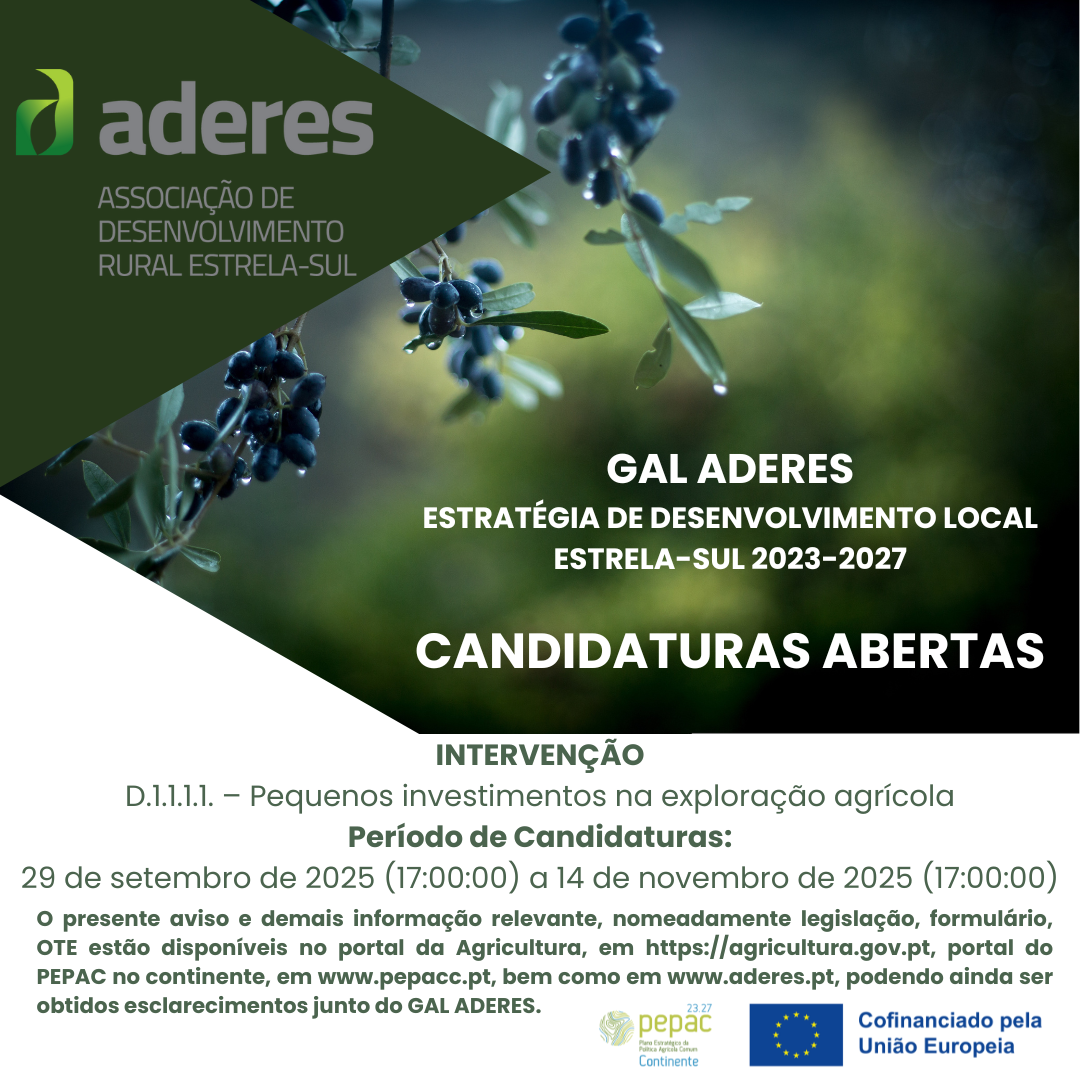 D.1.1.1.1. – Pequenos investimentos na exploração agrícola D.1.1.1.1. – Pequenos investimentos na exploração agrícola